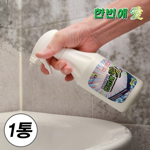 한번애 곰팡이제거제 (500ml) 벽지 벽 베란다 화장실 세탁실 창틀 곰팡이제거, 500ml, 1개