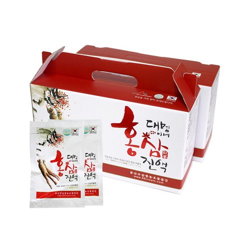 대명이네 홍삼진액, 30포, 80ml, 2개