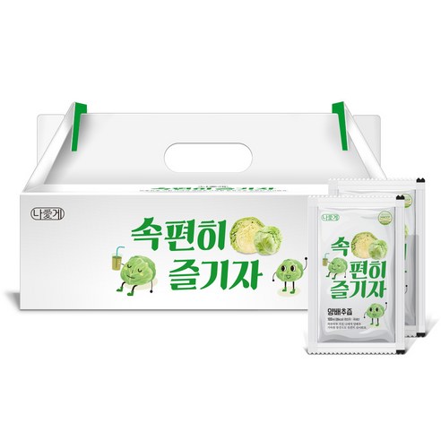 전남 무안 나애게 양배추 즙100ml 90팩, 90개, 100ml