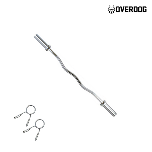 오버독 1200 중량봉 ez바 중급형, 크롬, 1개, 6.4kg