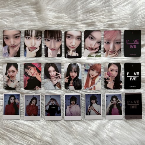포카에라 아이브아가라구용 아이브 ive mine switch 럭드 사웨 위드뮤 장원영 포카 포토카드, 위드뮤 1.0 18장