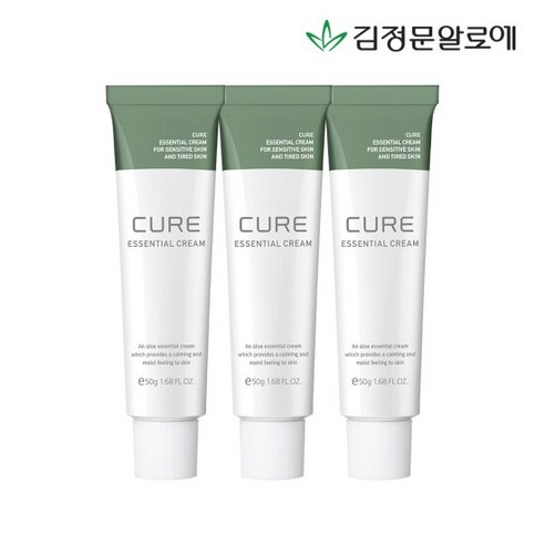 김정문알로에 큐어 재생에센셜크림, 50ml, 1개