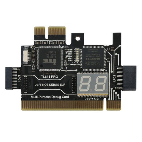 노 브랜드 다기능 진단 카드 TL611 PRO PCI-E LPC 마더보드 테스트 노트북 컴퓨터 모