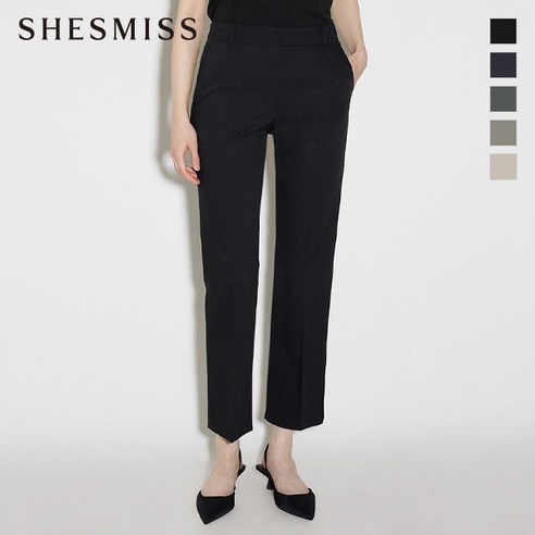 [쉬즈미스] 슬림핏 슬릿 슬랙스_SWWSLN12040