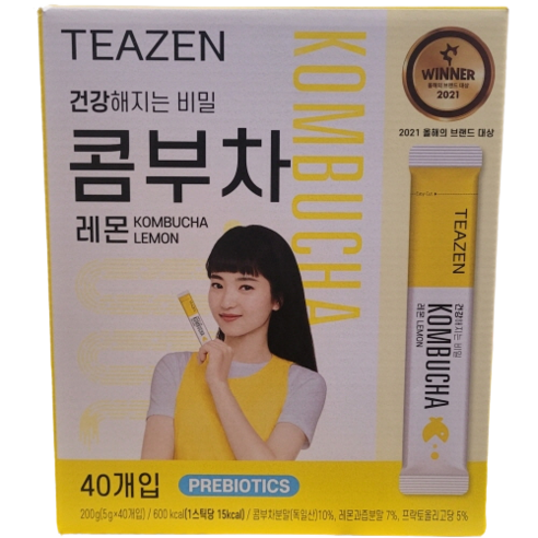 티젠 레몬콤부차 파우더: 건강한 차를 즐기는 스마트한 방법