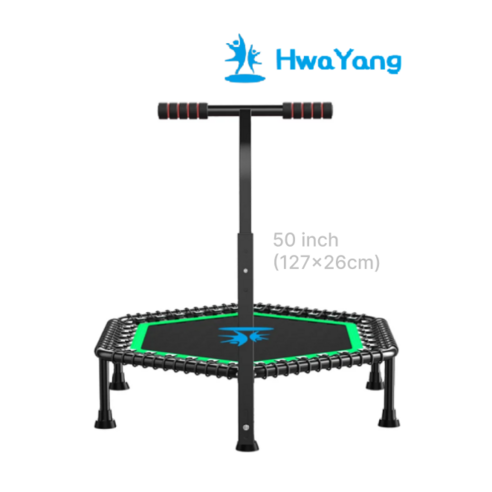 화양스포츠 1인용 대형 성인 가정용 점핑 다이어트 트램폴린 방방이 household trampoline