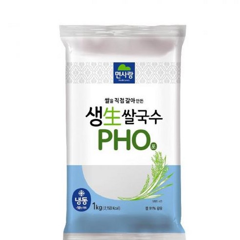 면사랑 생 쌀국수 PHO, 3개, 1kg