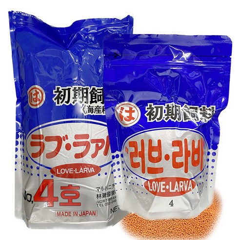 전문가 구피사료 대용량 러브라바4호 500g, 1개