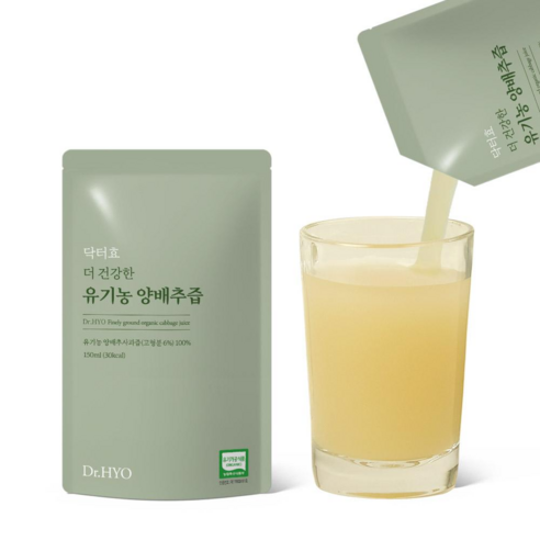 닥터효 건강한 유기농 양배추즙 1박스, 20개, 150ml