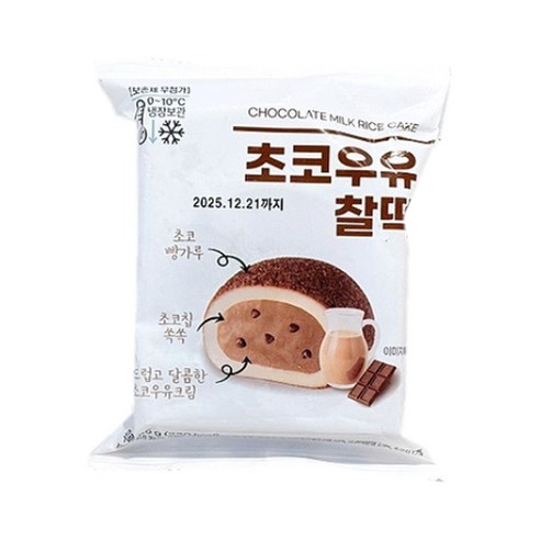 유라가 초코우유찰떡 85g x 12개, 12개, 85g