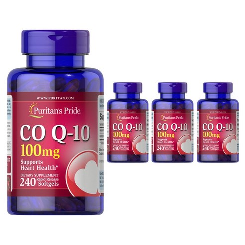 퓨리탄프라이드 코큐텐 100mg 소프트젤, 4개, 240정