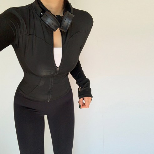 로렌블 슬림 집업 필라테스복: 스타일과 편안함을 동시에 잡은 운동 필수템