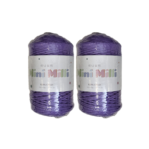 미니밀리실 버블 토트백 150g (총 300g), 2개, 719 라벤더