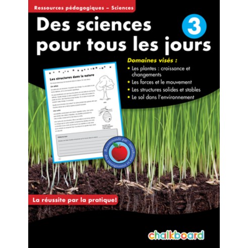 (영문도서) Des Science Pour Tous Les Jours 3 Paperback, Chalkboard Publishing, English, 9781771051729
