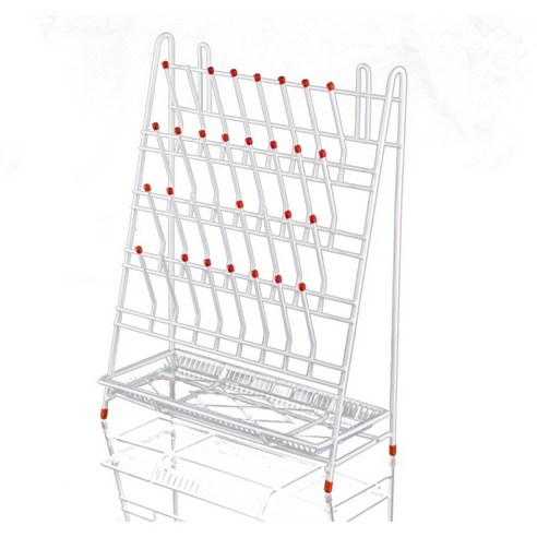 실험실 플라스크 건조대 건조 스탠드 선반 삼각병 걸이 랙 연구실 테스트 초자 비커, 01.32비트