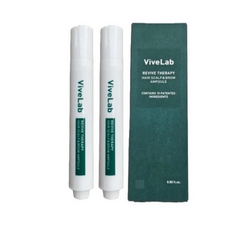 바이브랩 리바이브 테라피 헤어 스칼프 앤 브로우 앰플 15ml 두피 앰플, 30ml, 1개