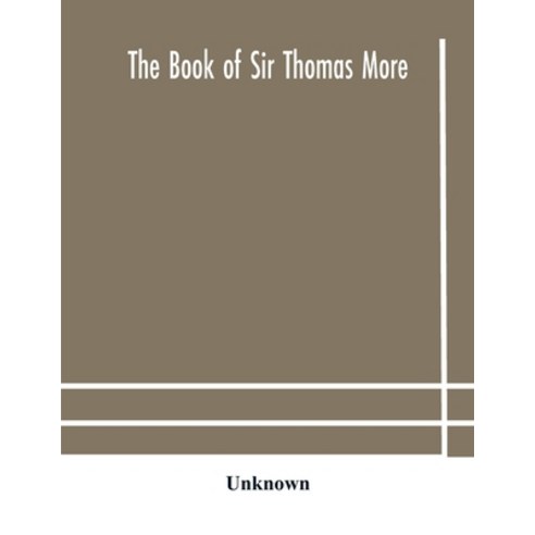 The book of Sir Thomas More Paperback, Alpha Edition, English, 9789354182938