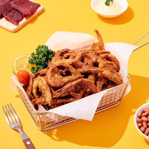 비어앳홈 자연산 단백질 새우튀김, 300g, 1개