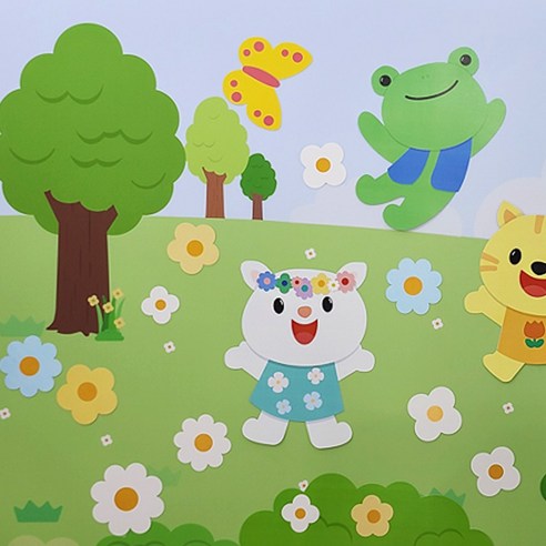안전하고 교육적인 봄 신학기 환경판: 아이들의 학습과 발달에 이상적