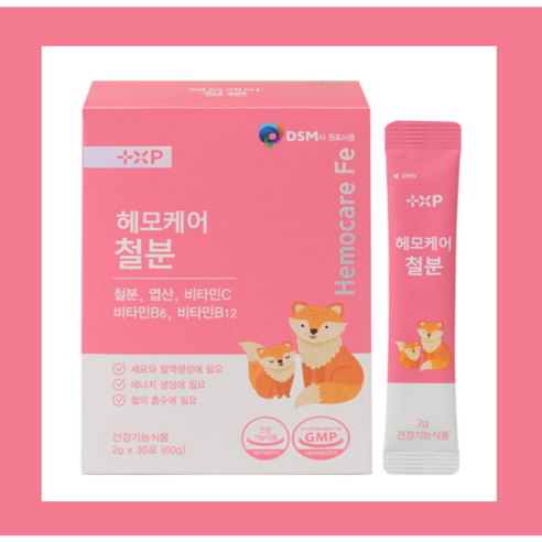 헤모케어 철분이 부족한 남녀노소 누구나 필수 영양소, 2세트, 30회분