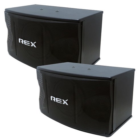 노래방스피커 REX STM 3종(6/8/10인치) 매장 카페 업소 가정용 1조(2개), RX-80