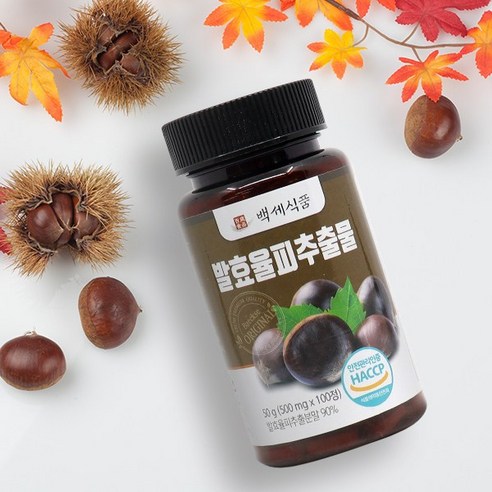 발효율피 추출물 500mg 100정 HACCP 인증제품, 1개, 500mg x 100정