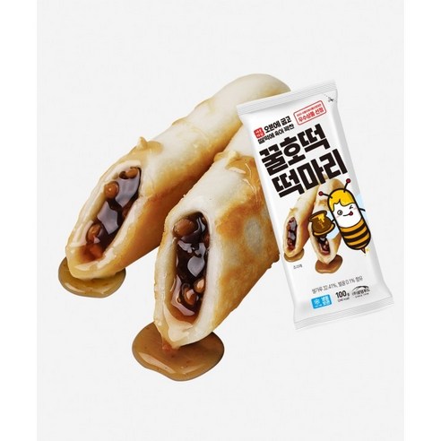 찹쌀 꿀호떡 호떡마리 호떡, 5개, 100g