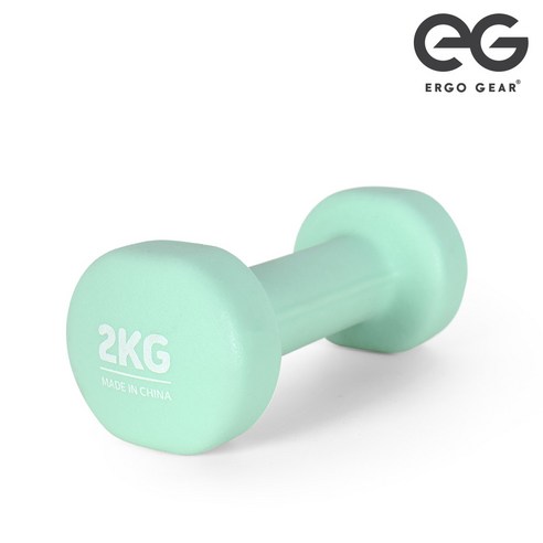 [EG] 에르고기어 네오프렌 아령 2kg, 1개