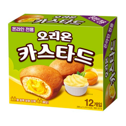 오리온 카스타드, 288g, 2개