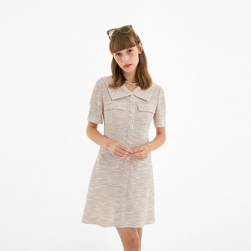 259185 [올리브데올리브] 트위드 H라인 원피스 OW2MO4260