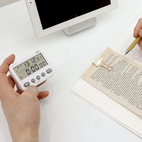 타이머쌤 듀얼 스톱워치: 수험생 필수품, 공부 및 요리의 효율성 향상