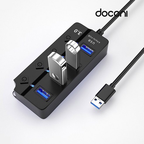 도코니 3.0 USB 허브 4포트: 편리한 연결성을 위한 필수품