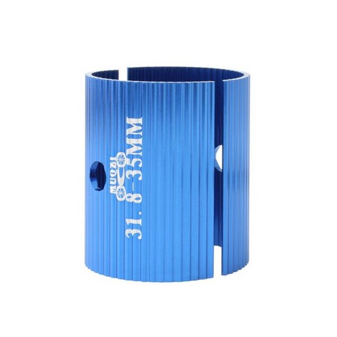 경량 자전거 핸들 바 심 31.8mm ~ 25.4mm 31mm 35mm 알루미늄 합금 자전거 줄기 크기 감소 어댑터 간격, 블루 31.8-35mm, 25.4 ~ 31.8 35mm