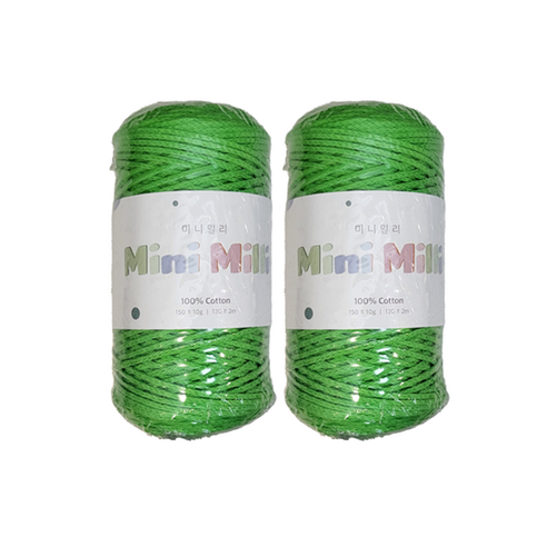 미니밀리실 버블 토트백 150g (총 300g), 2개, 713 잔디