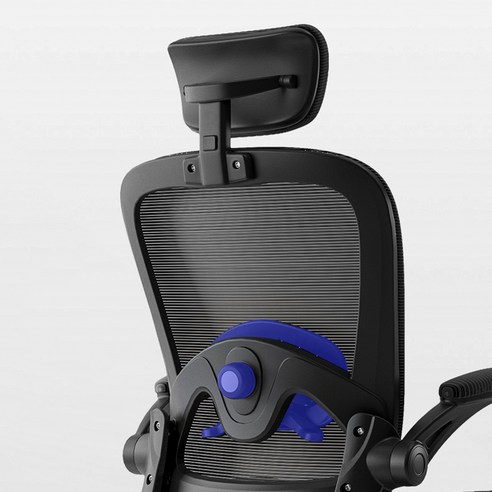 HOMEY NEST 메쉬 게이밍 컴퓨터의자 승강가능 팔걸이 공간활용 사무용 의자 허리 편한 학생 책상의자 HN-OC203W, 화이트