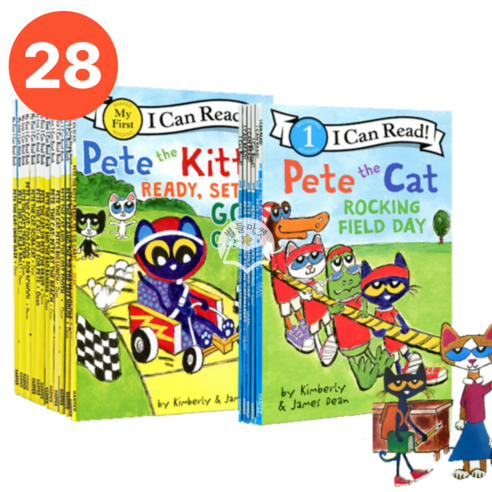 [국내무배] 최신 I Can Read Pete The Cat 28권 아이캔리드 피트더캣 영어원서 음원제공 pairedfiction&nonfiction Best Top5