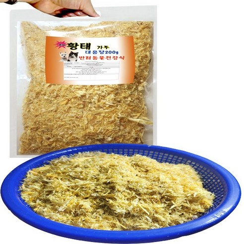 수제명가 황태 분말 대용량 200g – 1개입 
고양이 간식