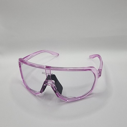SCVCN CRYSTAL 스포츠 편광 변색 고글, crystal pink, 1개