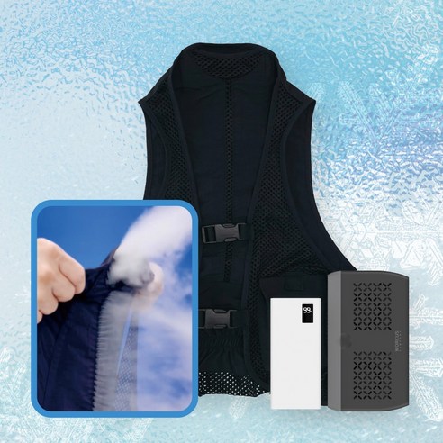 워커스 쿨링조끼(VER.1 산업용 메쉬형) 아이스 쿨조끼 냉감 냉풍 여름 Cooling Vest 스포츠용 산업용