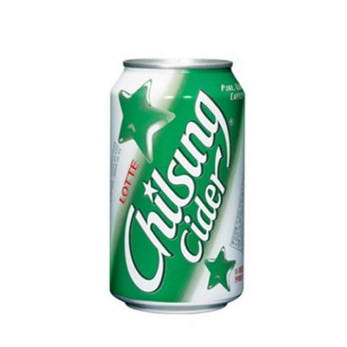 롯데 칠성사이다 캔, 350ml, 4개