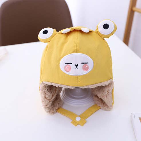 오뜨앙쥬 아동용 개구리 귀달이 방한모자
