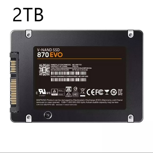 삼성 SAMSUNG [세금포함] [정품] 870 QVO 2.5 1TB 2TB 4TB 8TB SATA III 4-bit QLC V-NAND Internal SSD 솔리드 스테이트 드