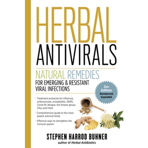 (영문도서) Herbal Antivirals 2nd Edition: Natural Remedies for Emerging & Resistant Viral Infections Paperback, Storey Publishing, English, 9781635864175