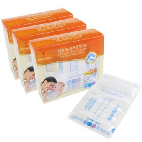 퍼펙션 변온모유저장팩 200ml, 30개입, 6개 모유지퍼백 퍼펙션 변온모유저장팩 200ml, 30개입, 6개 모유지퍼백