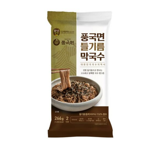 풍국면 들기름 막국수, 266g, 2개