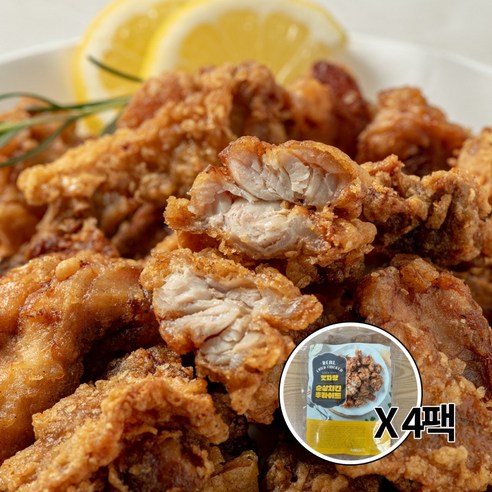 추천제품 맛자랑 치킨 500g 가라아게 에어프라이어 순살치킨, 500g, 4개