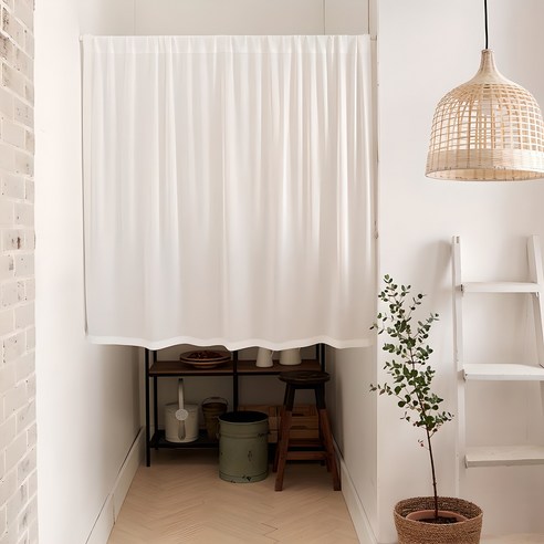공간에 스며드는 섬세한 아름다움, 홈인홈 울쉬폰 가리개 커튼 창문가리개커튼