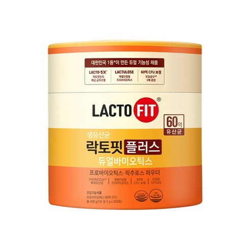 종근당건강 락토핏 생유산균 플러스 프로바이오틱스 2g x 200포, 400g, 1개