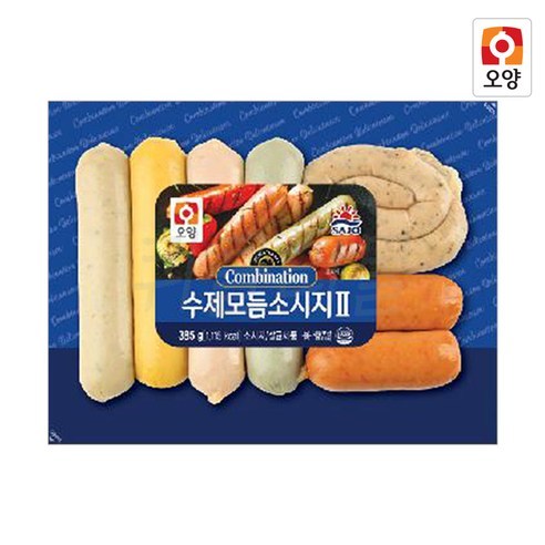 사조오양 [퀴클리몰] 수제 모듬 소시지 385g 냉동 후랑크소시지