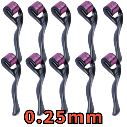 건강한놀이터 더마롤러 MTS 일반형 0.25mm, 10개, 퍼플